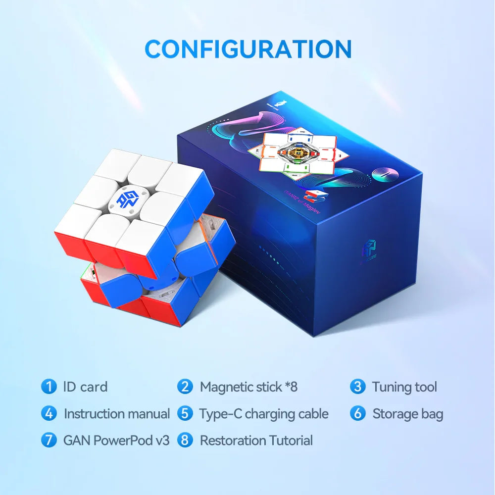 GAN 12 ui Maglev 3x3 Smart Cube - Rubik Thông Minh Cao Cấp