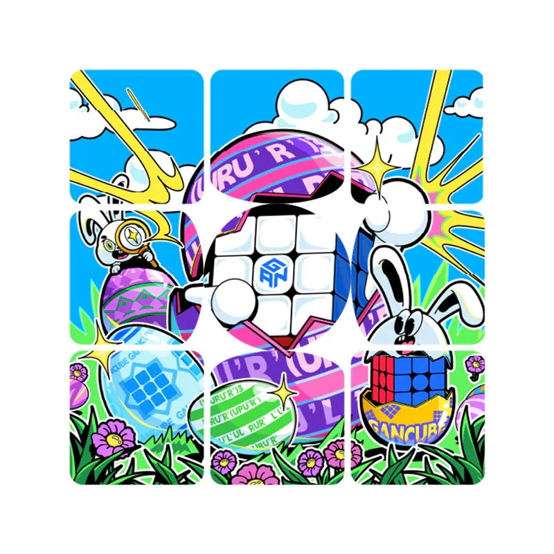 GAN Cube Stickers - Miếng Dán Trang Trí Rubik Chính Hãng GANCUBE - Hình ảnh bổ sung 4