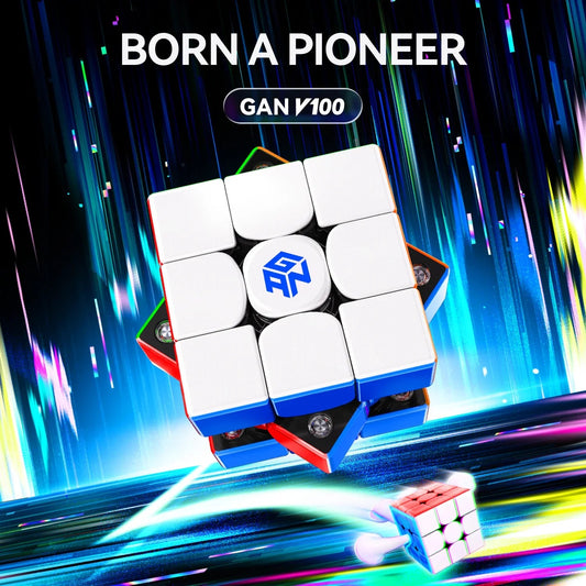 GAN V100 3x3 Maglev Speed Cube - Rubik 3x3 Cao Cấp Chính Hãng GANCUBE