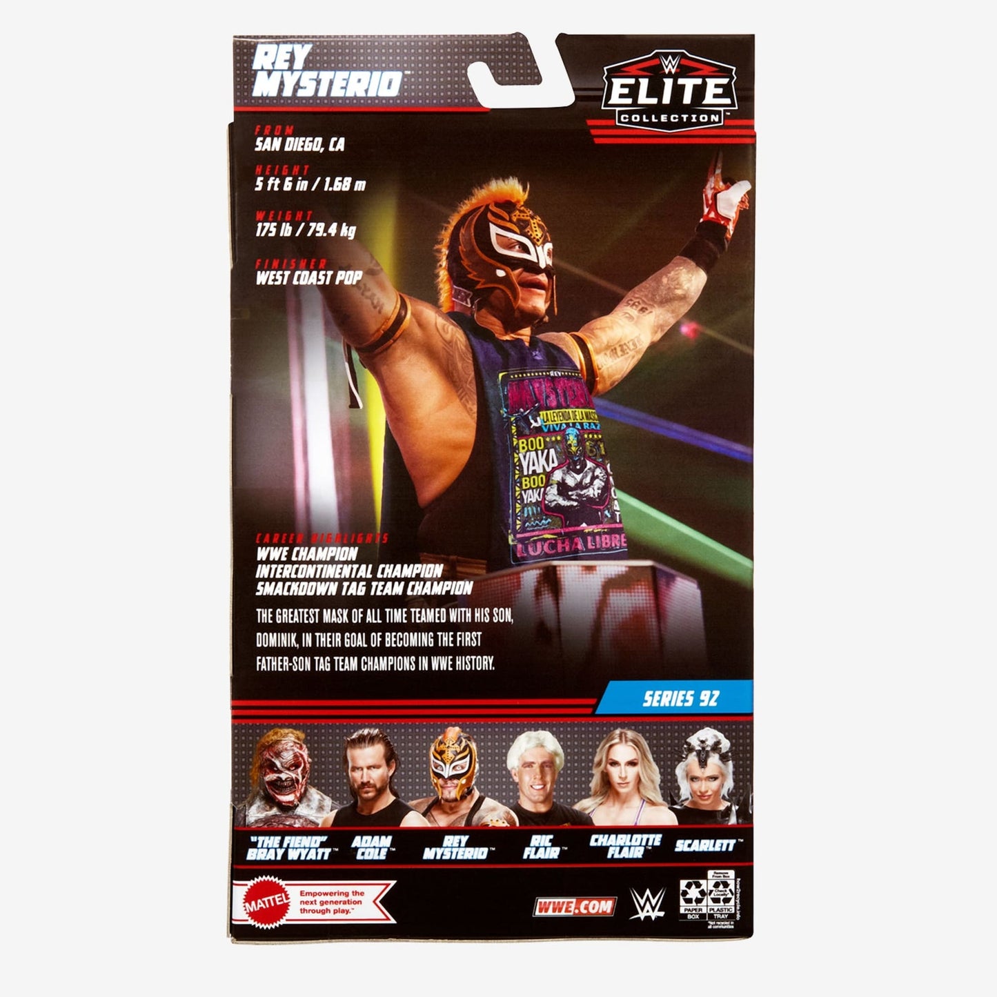 WWE Rey Mysterio Elite Collection Action Figure - Mô Hình Nhân Vật WWE Mattel Mattel - ảnh 4 - Action Figure