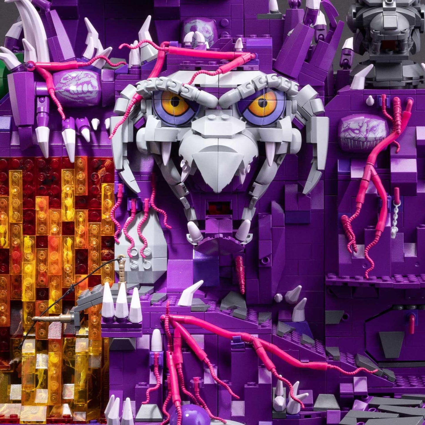 MEGA Masters of the Universe Snake Mountain - Bộ Lắp Ráp Núi Rắn Cao Cấp - Mattel HHD16 Mattel - Building Set