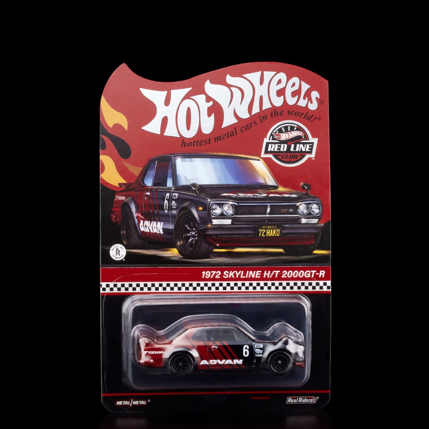 Hot Wheels RLC 1972 Skyline H/T 2000GT-R - Mô Hình Xe Nissan Skyline JDM Cao Cấp - Hot Wheels RLC Exclusive