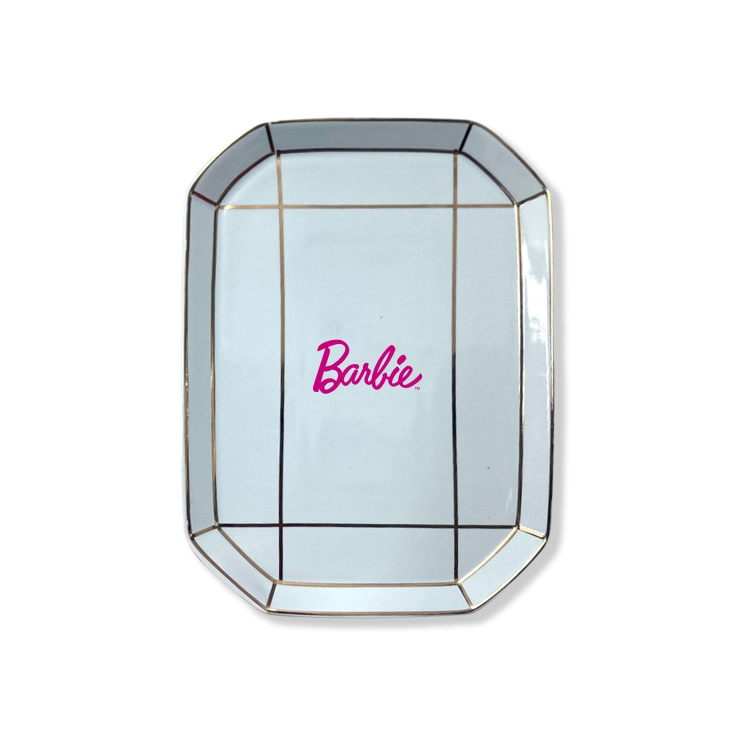 Barbie 1980's Ceramic Trinket Trays - Khay Sứ Đựng Trang Sức Cao Cấp - Mattel Creations - Góc nhìn khác 3