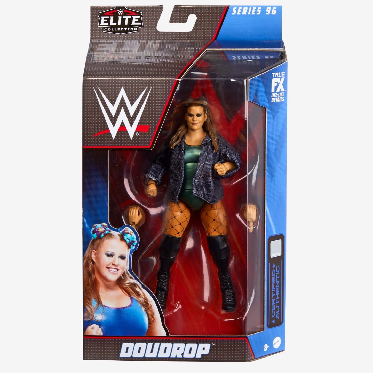 WWE Doudrop Elite Collection Action Figure - Mô hình hành động đô vật WWE - Mattel HDF47