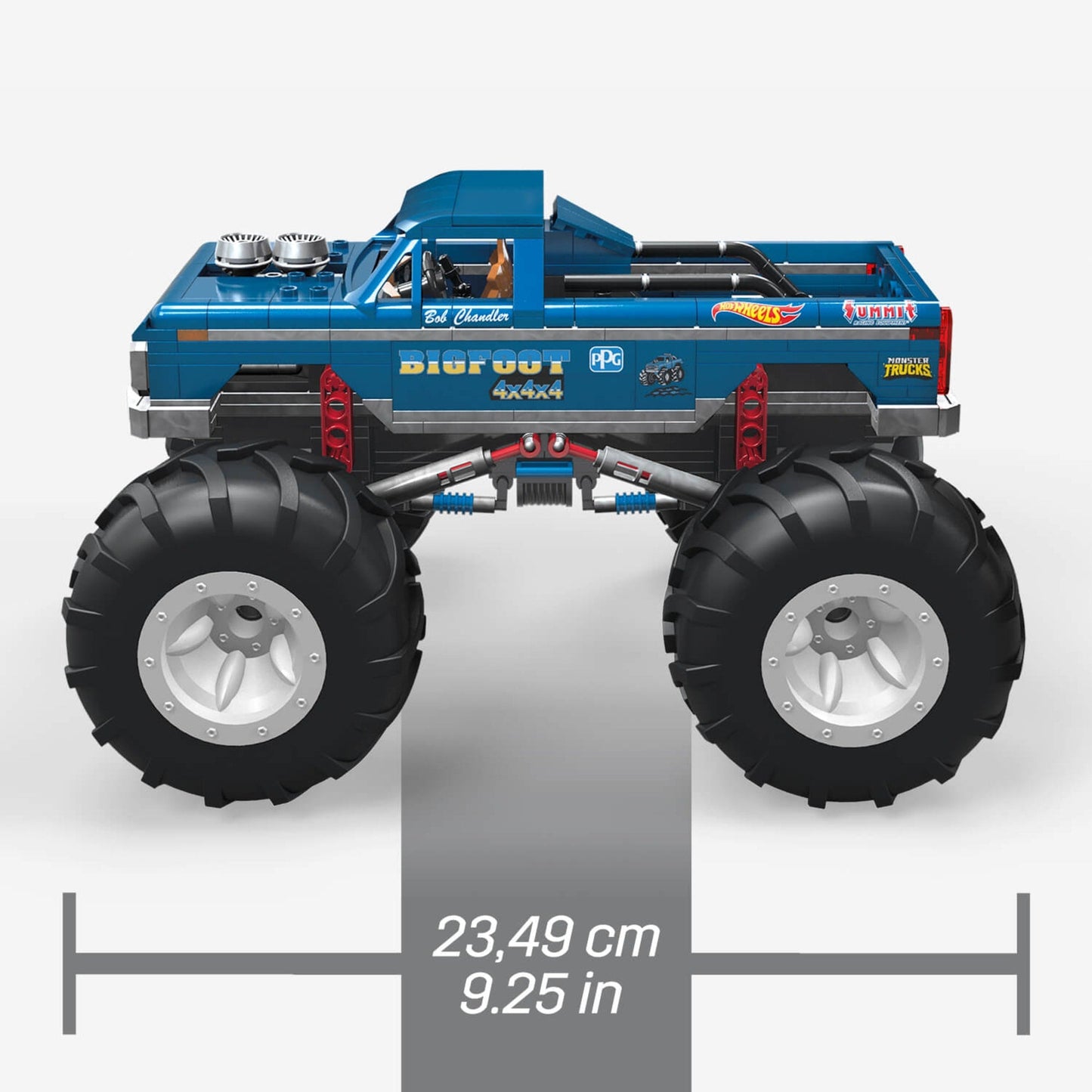 MEGA Hot Wheels Bigfoot Truck - Mô hình lắp ráp xe tải quái vật tỉ lệ 1:18 - MEGA HHD20 MEGA - ảnh 3 - Building Sets