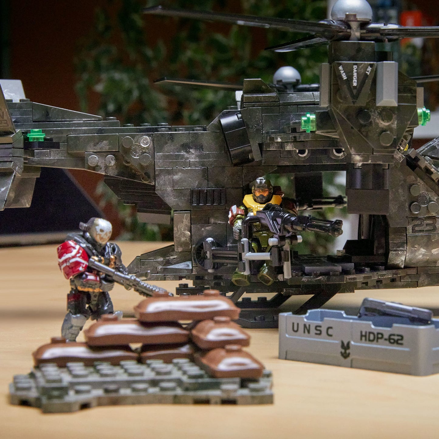 MEGA Halo UNSC Falcon Sweep Building Toy Kit - Bộ đồ chơi lắp ráp mô hình trực thăng - MEGA Halo HDP62