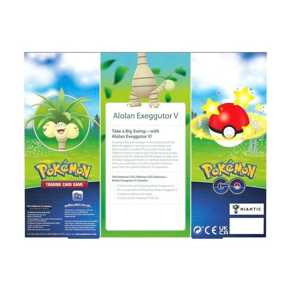 PB159 - Bài Pokemon TCG Pokemon GO Collection Alolan Exeggutor V