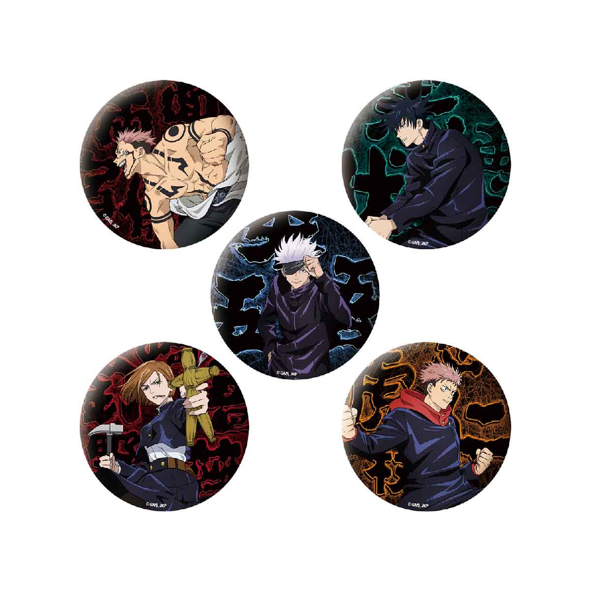Jujutsu Kaisen Series 1 Badge Toy - Huy hiệu Anime Chú Thuật Hồi Chiến - SUNRISEPOP JKAC022