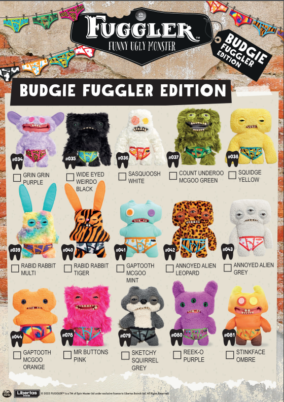 Fuggler Budgie Fuggler Edition - Thú Bông Quái Vật Sưu Tầm Chính Hãng ZURU