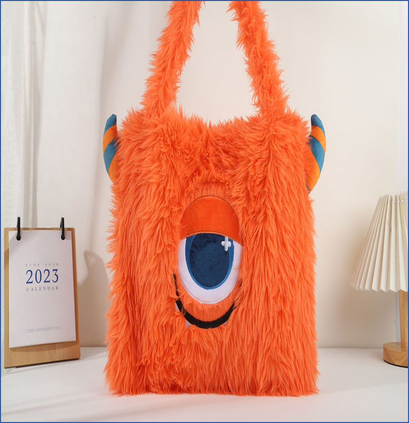 Feeling Well Monster Planet Plush Shoulder Bag - Túi Đeo Vai Bông Cao Cấp Feeling Well - Góc nhìn khác 3