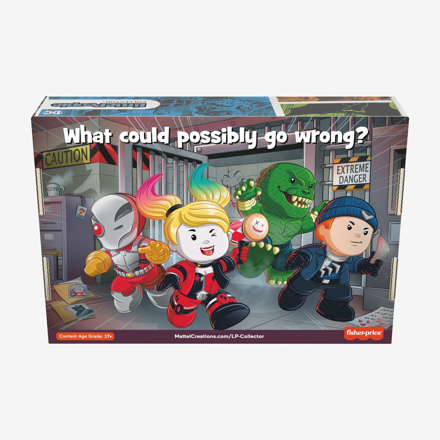 Little People Collector Suicide Squad Special Edition Figure Set - Bộ Mô Hình Nhân Vật DC Cao Cấp - Mattel HPH07 Mattel - Fig