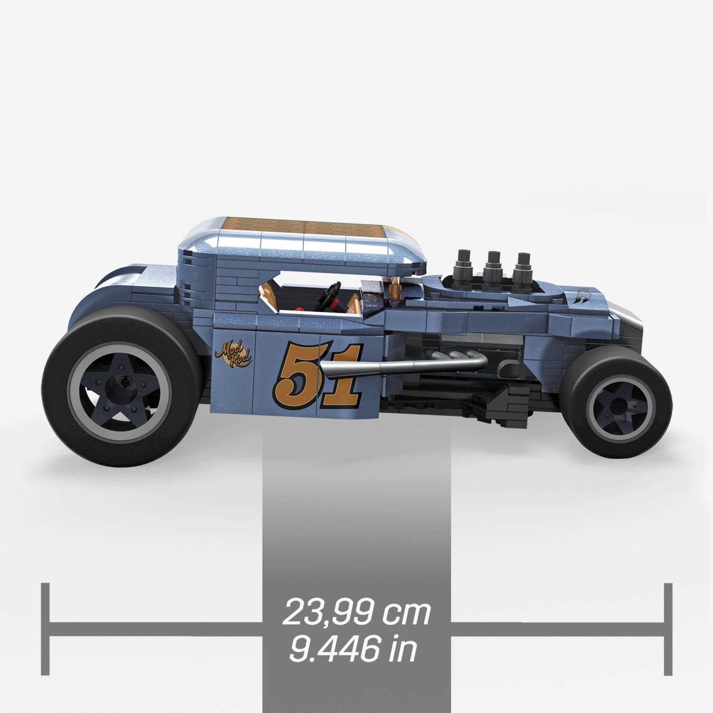MEGA Hot Wheels Mod Rod Truck Mô Hình Xe Đua Lắp Ráp 1:18 Mattel HHM00 - Hình ảnh bổ sung 6