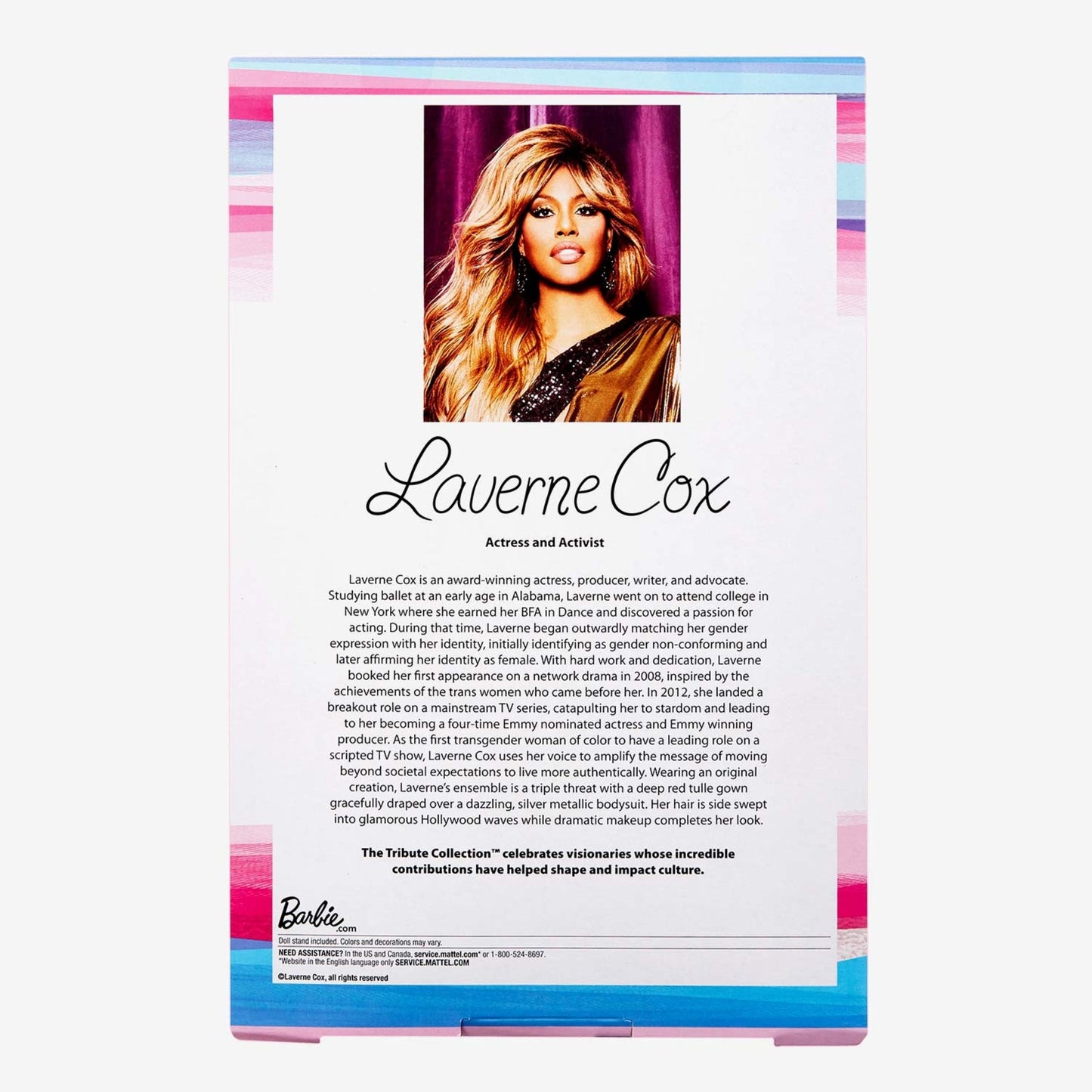 Barbie Tribute Collection Laverne Cox Doll - Búp Bê Sưu Tầm Cao Cấp - Barbie Signature HCB99