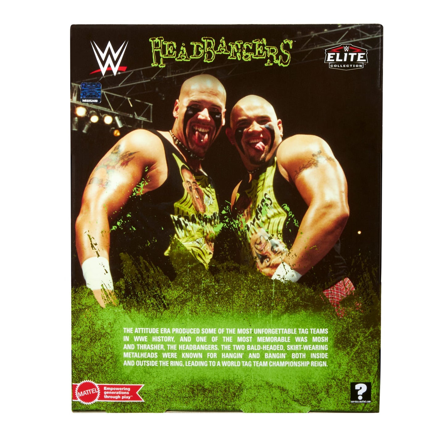 WWE Elite Collection The Headbangers 2-Pack - Bộ 2 Mô Hình Đồ Chơi WWE - Mattel Mattel - ảnh 3 - Action Figure