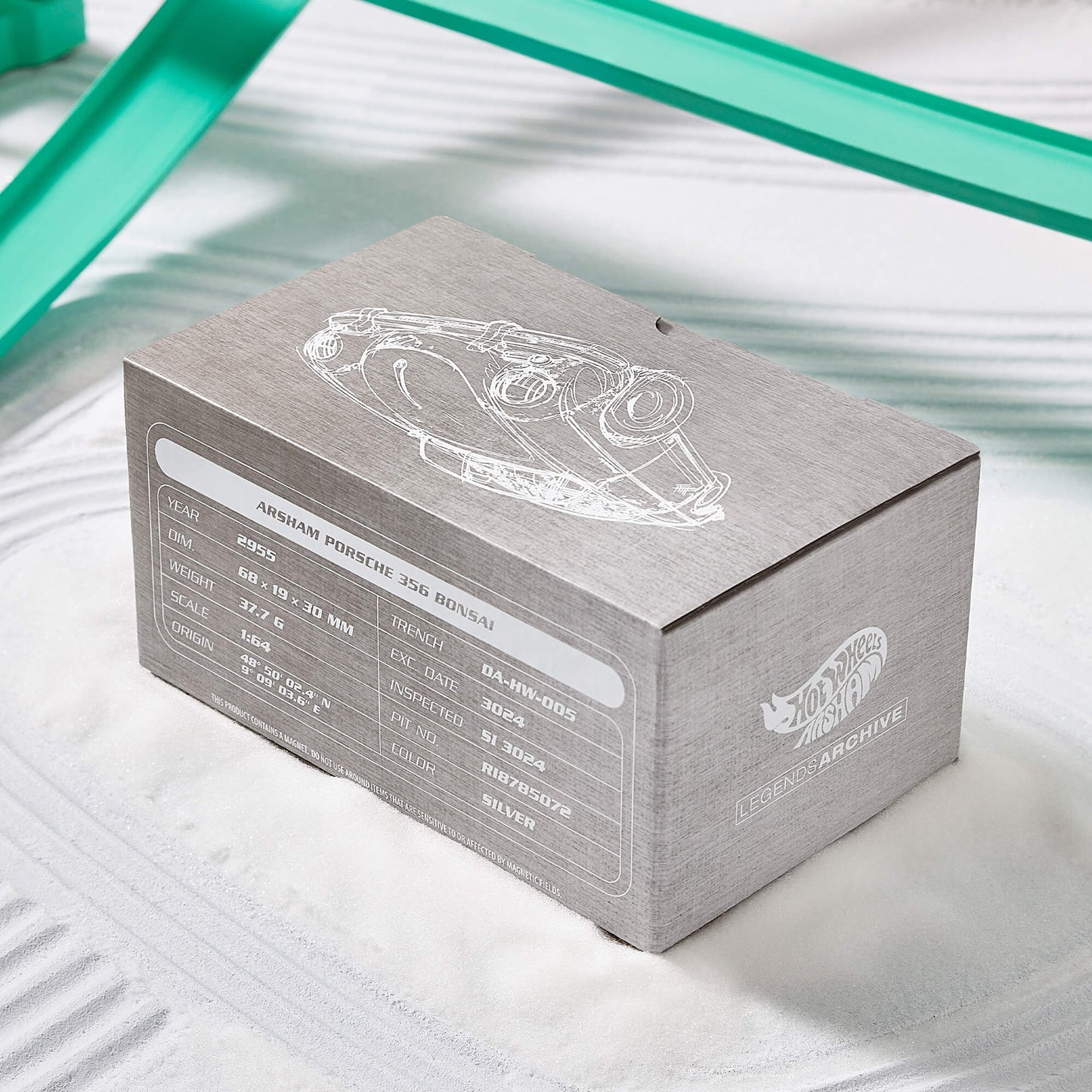 Hot Wheels x Daniel Arsham Porsche 356 “Bonsai” Speedster - Mô hình xe Diecast 1:64 Sưu tầm Cao cấp