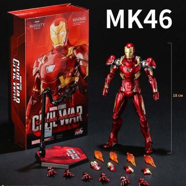 Mô hình Marvel - Iron Man MK46 - ZD Toys - ZM10