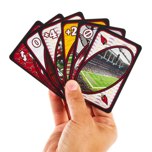 UNO Fandom NFL Arizona Cardinals Game Deck - Bộ Bài Board Game Thể Thao Mattel JDK01 - Hình ảnh chi tiết 2