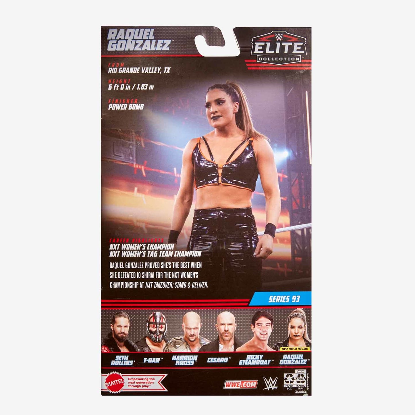 WWE Elite Collection Action Figure Raquel Gonzalez - Mô hình Figure Siêu sao WWE Mattel