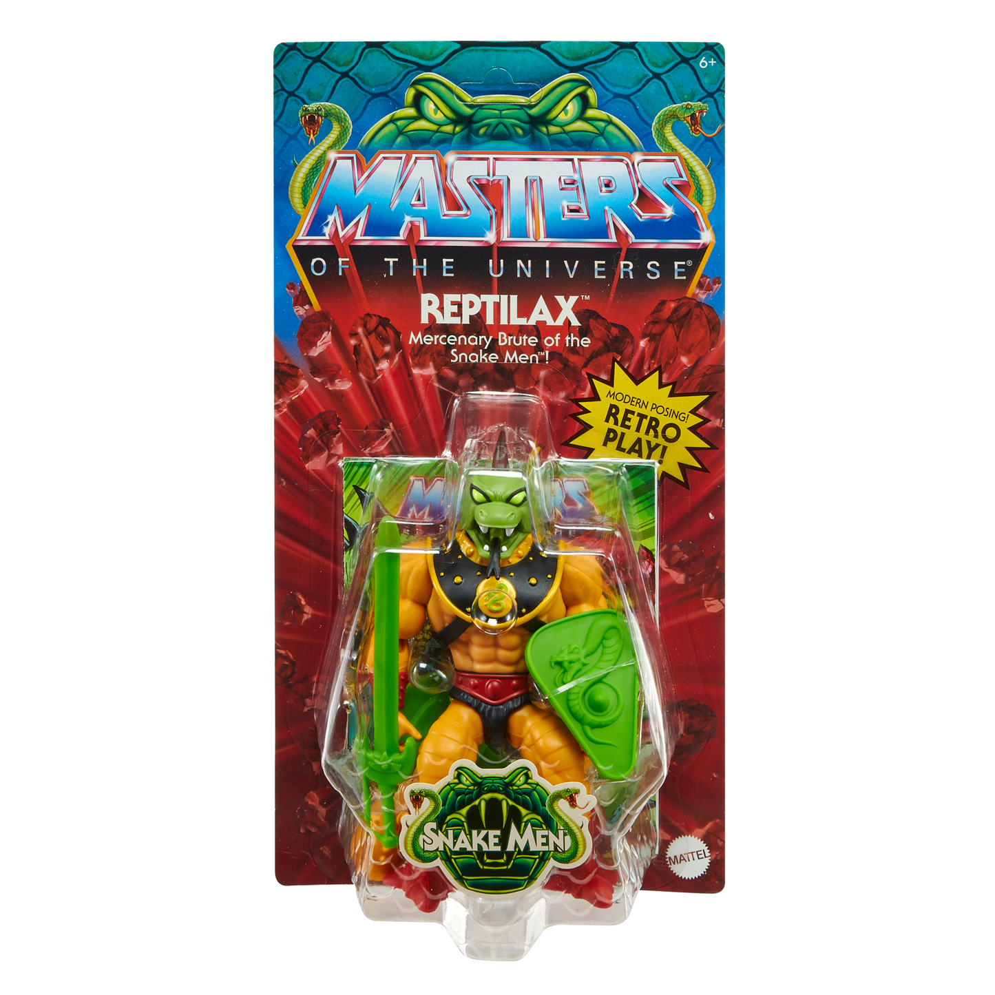 Masters of the Universe Origins Reptilax Action Figure - Mô hình hành động Snake Men - Mattel Creations - Hình ảnh bổ sung 7