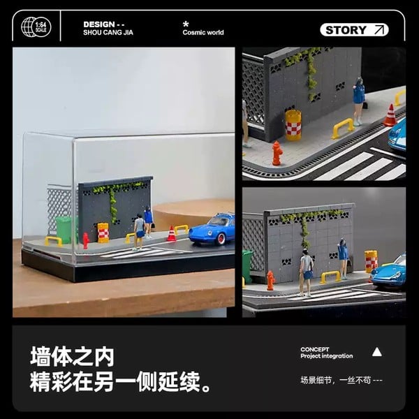 Diorama 1:64 Kèm Hộp Trưng Bày - Góc Đường 82003 - Hình ảnh bổ sung 5