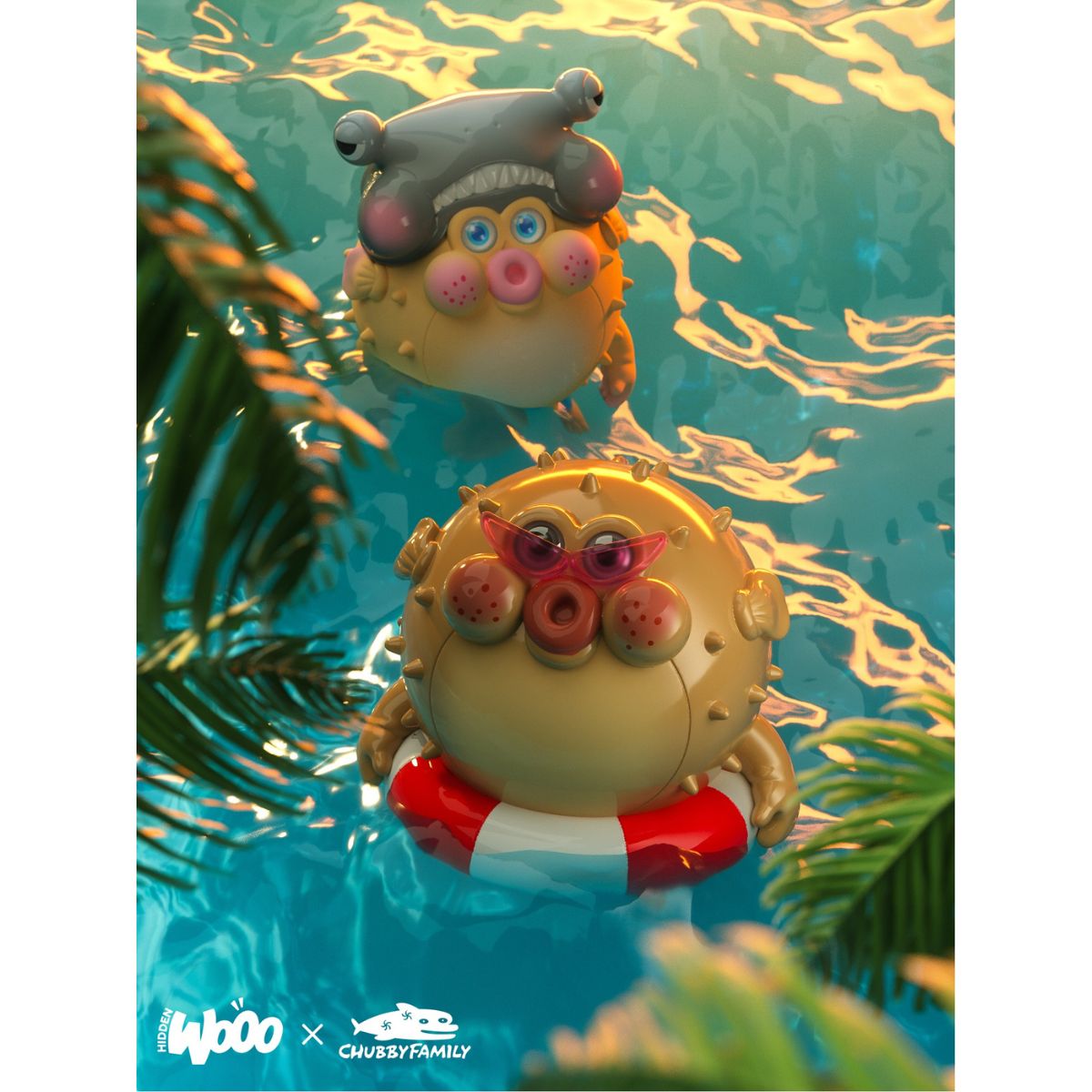 OTHER ART TOYS Black Ocean ChubbyPoPo Model 6975340290012 - Mô hình Blind Box Art Toy - OTHER ART TOYS