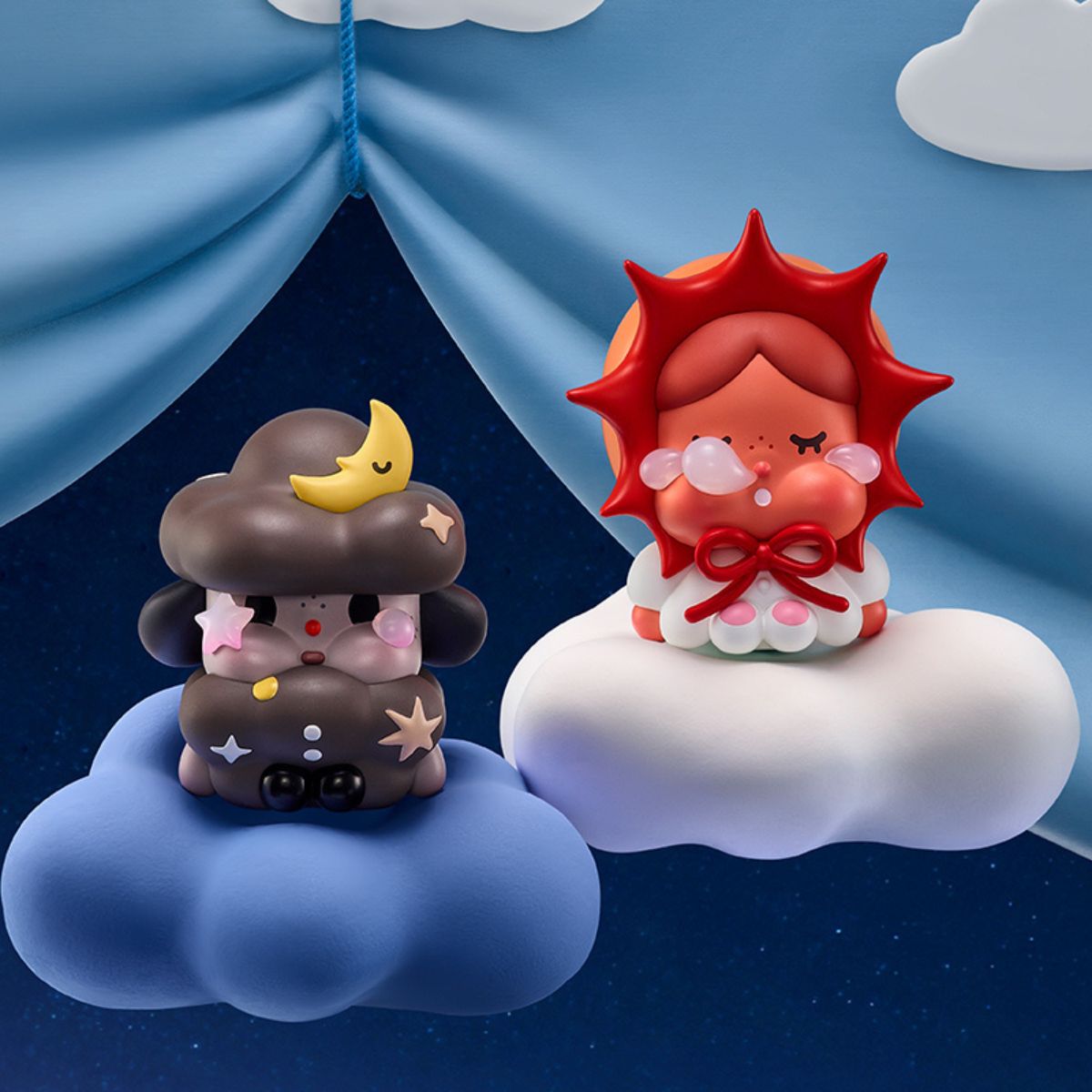 Crybaby Crying To The Moon-Sitting Series Figures - Mô hình Blind Box - POP MART