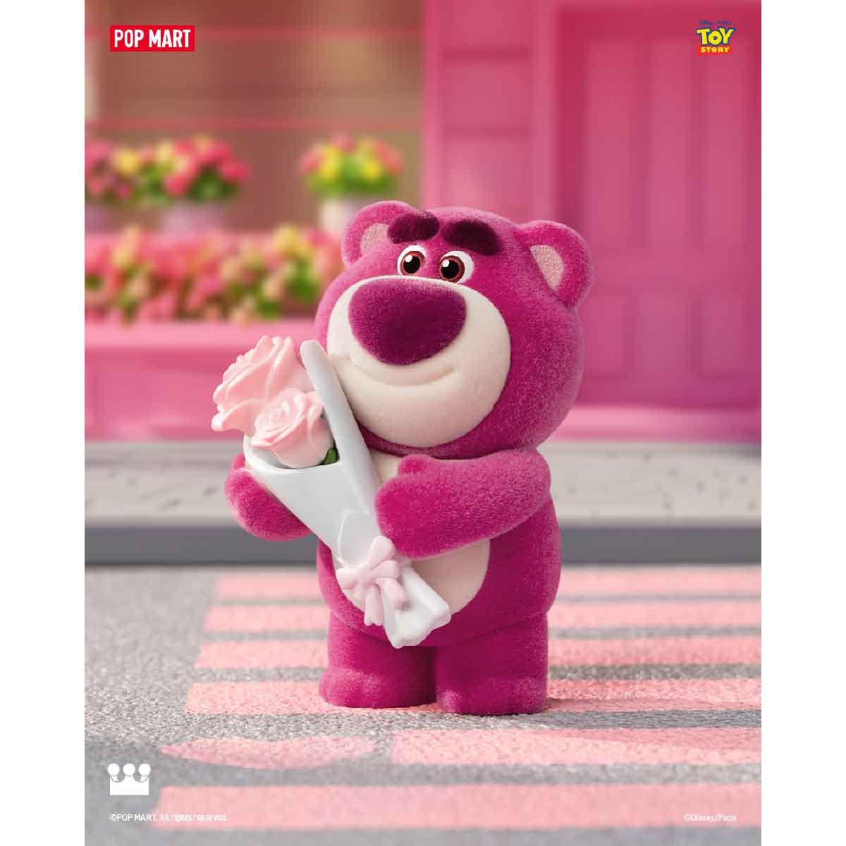 Disney/Pixar Lotso Wondrous Rendezvous Series Figure - Mô hình Gấu dâu Blind Box - POP MART