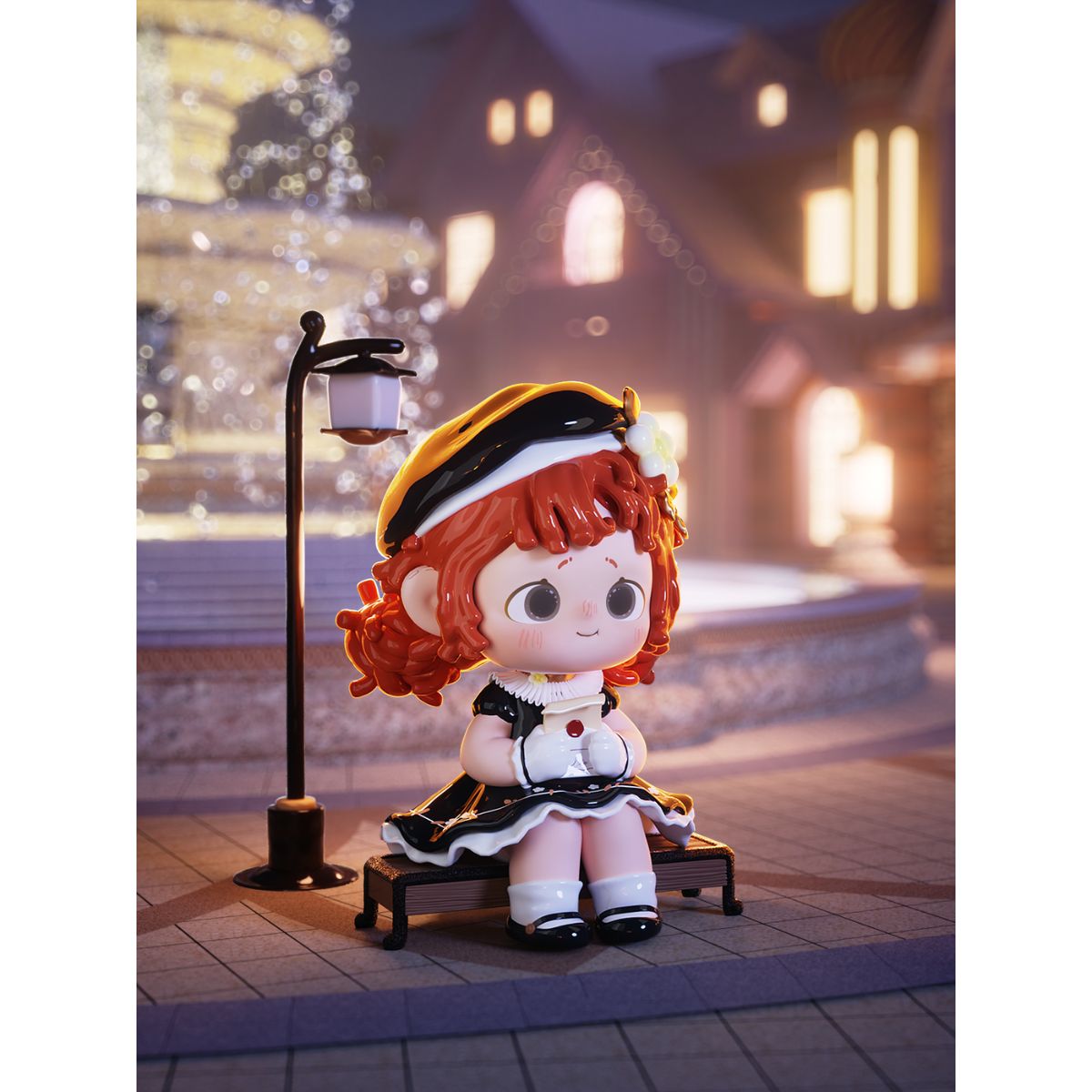FurFur Glimmer City Under Night Sky - Mô hình Blind Box Art Toy - HEYONE