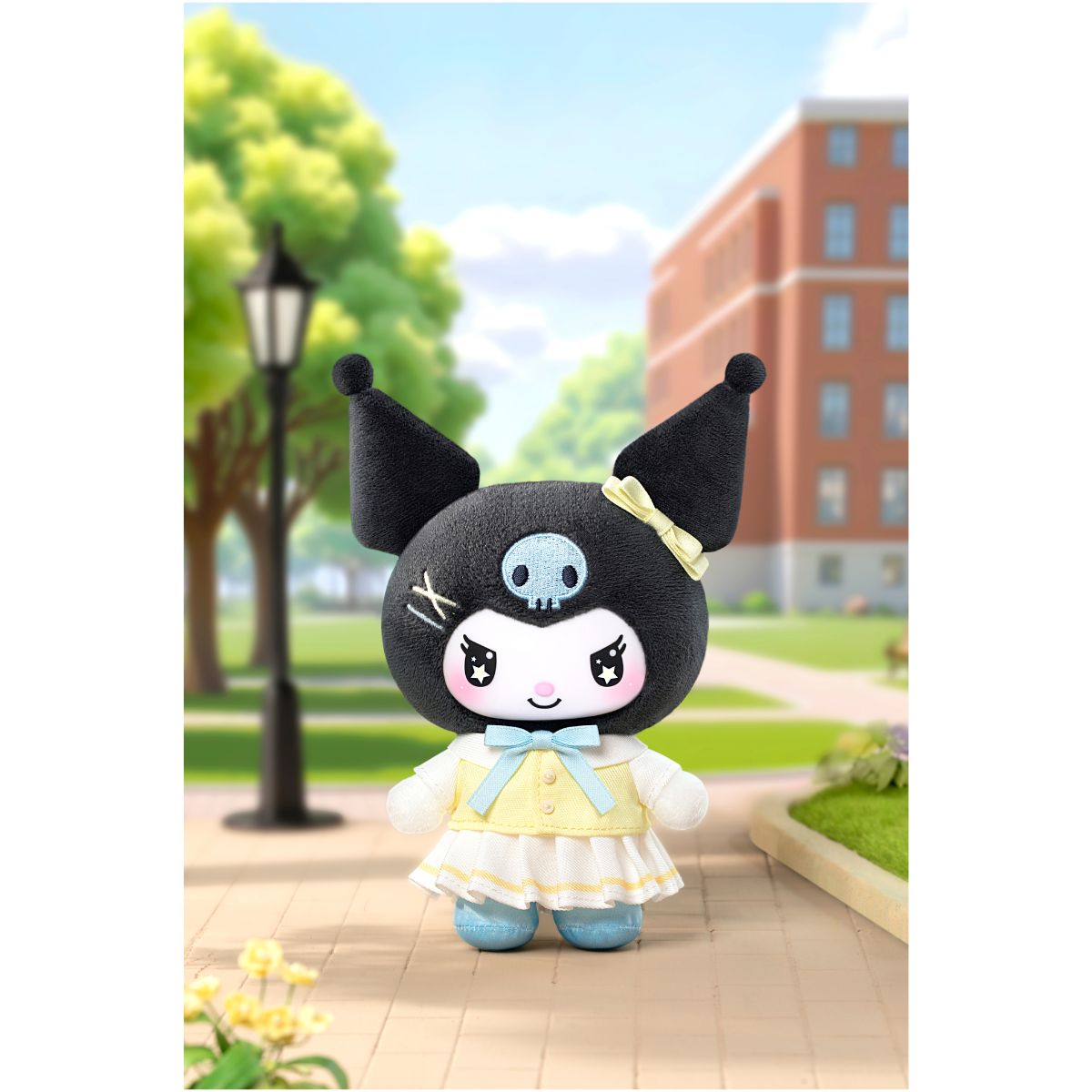 Kuromi School Life Series Plush Pendant Blind Box - Mô hình nhồi bông dạng túi mù - TOP TOY