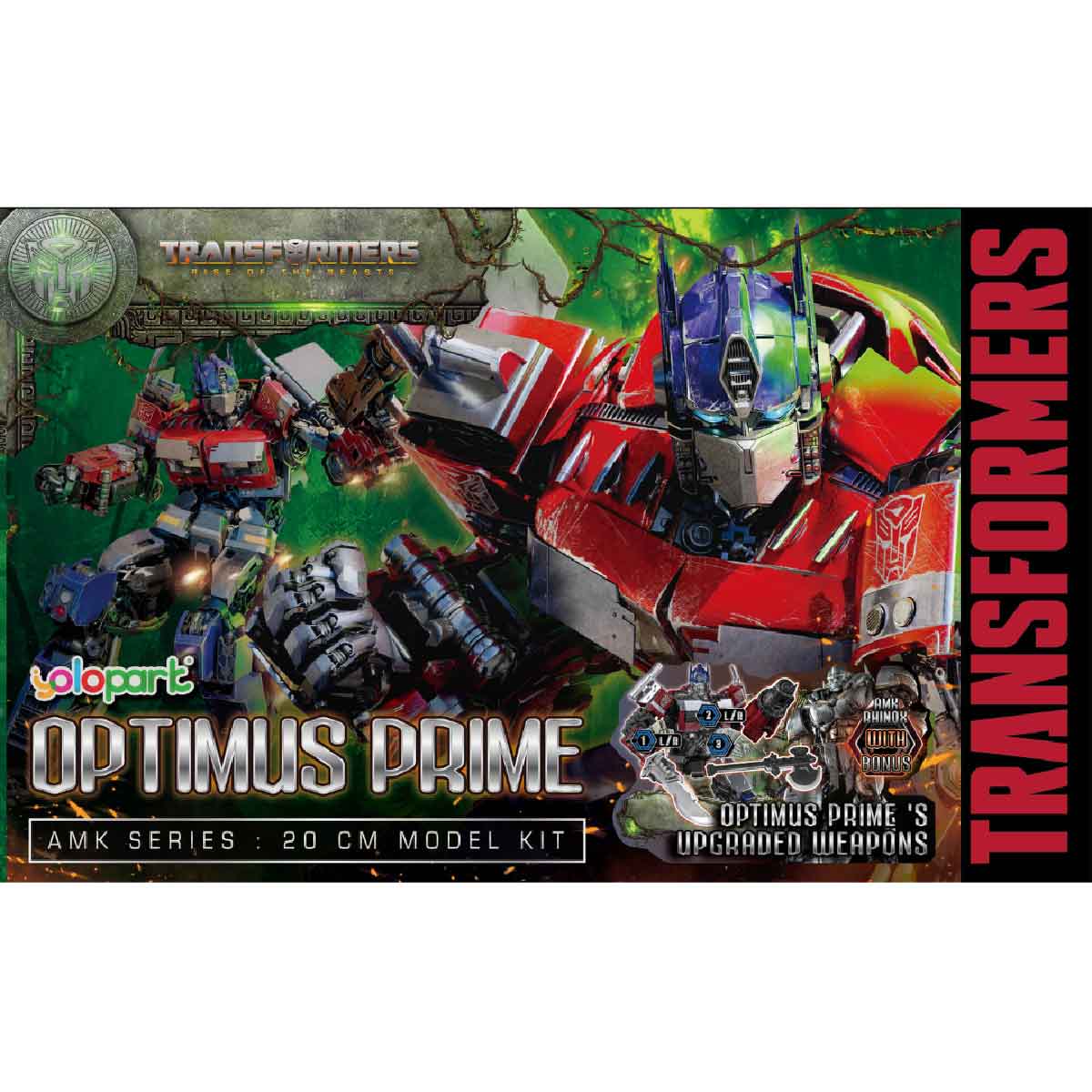 Transformers Amk Movie 7 Optimus Prime - Mô hình lắp ráp - YOLOPARK YPAMKM7OP
