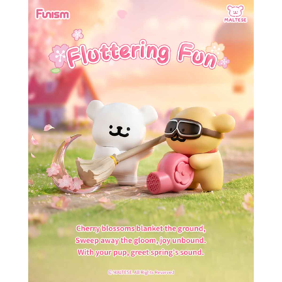 Maltese Cherry Blossoms Series Blind Box - Mô hình đồ chơi ngẫu nhiên - FUNISM MX2100