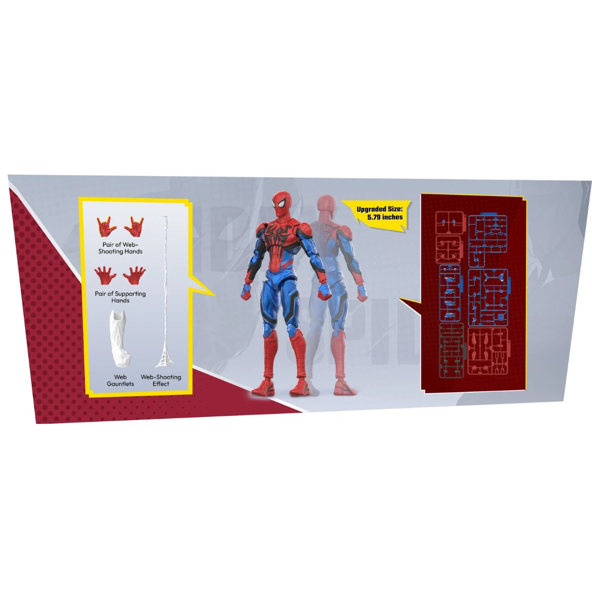 Đồ Chơi Mô Hình Marvel Champion Class Siêu Anh Hùng Spiderman BLOKEES 81118