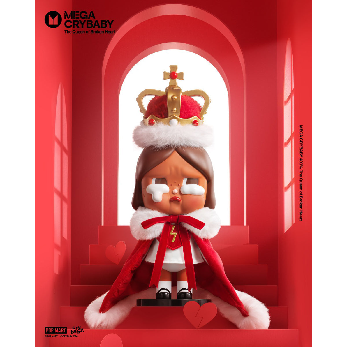Mega Crybaby 400% The Queen Of Broken Heart - Mô hình Figure cao cấp - POP MART