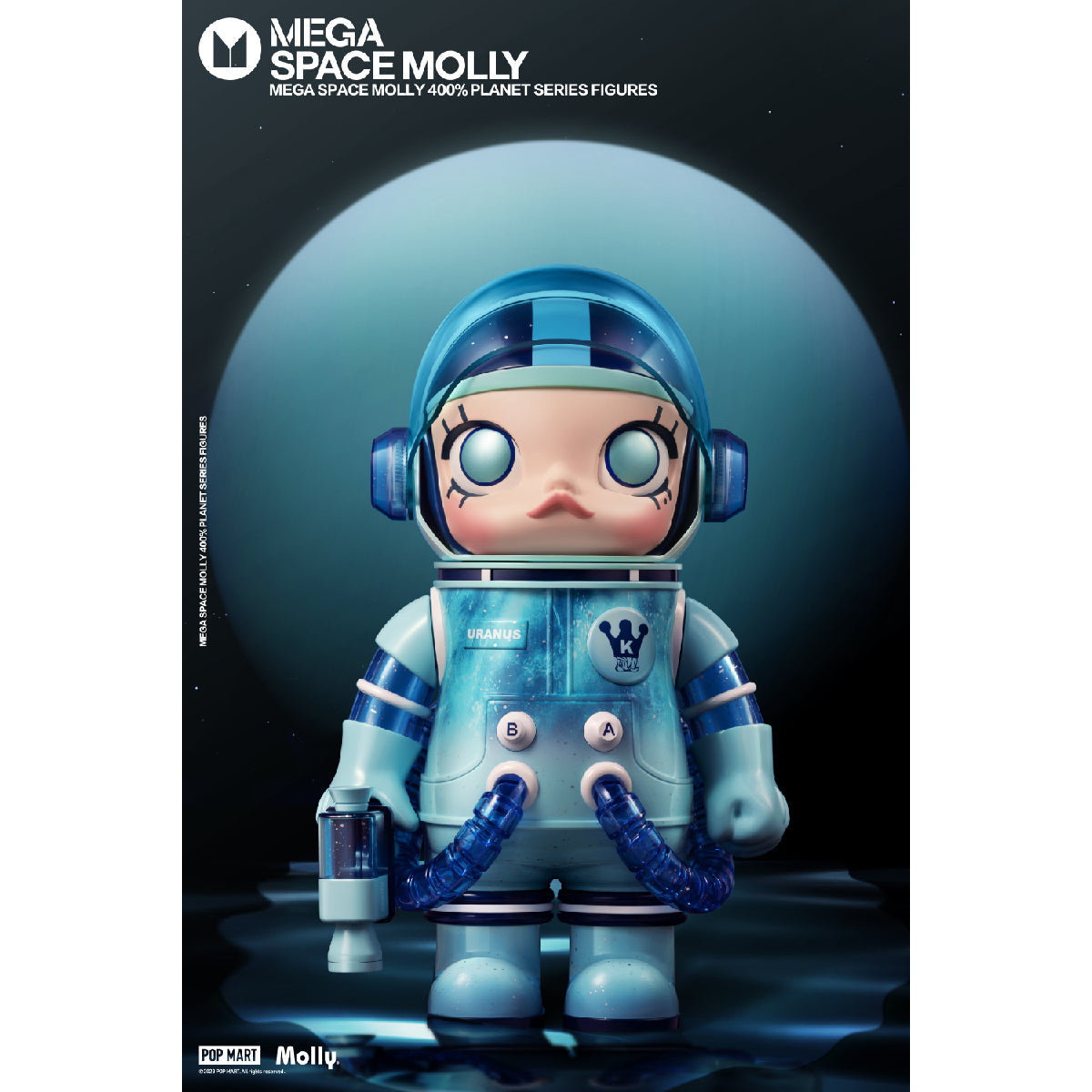 MEGA SPACE MOLLY 400% Planet - Mô hình Art Toy cao cấp - POP MART