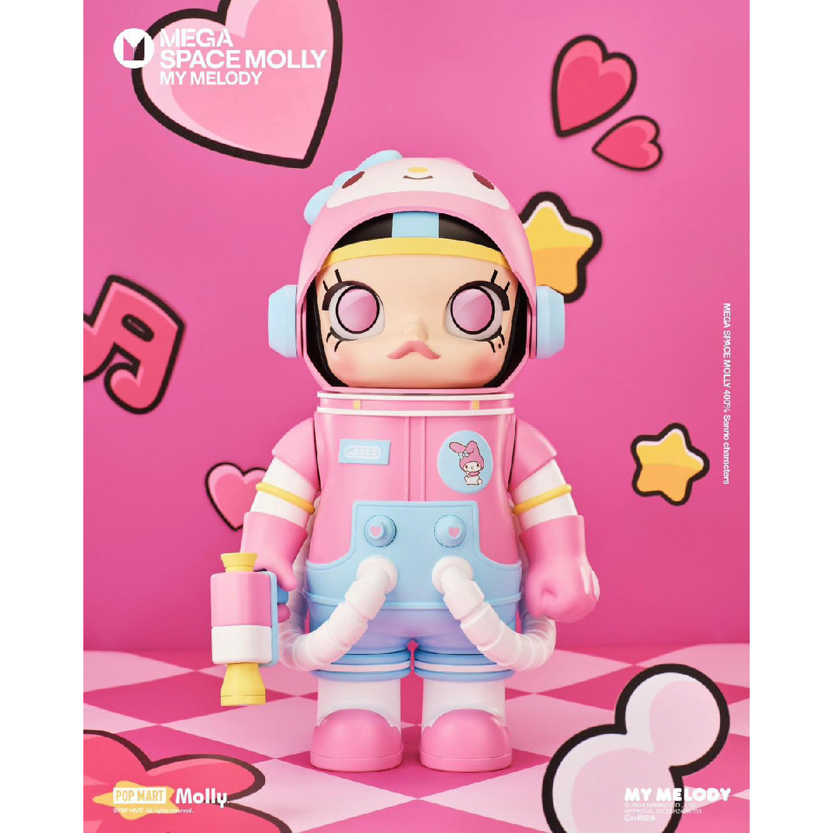 Mega Space Molly 400% Sanrio Characters Series Figure - Mô hình Art Toy cao cấp - POP MART