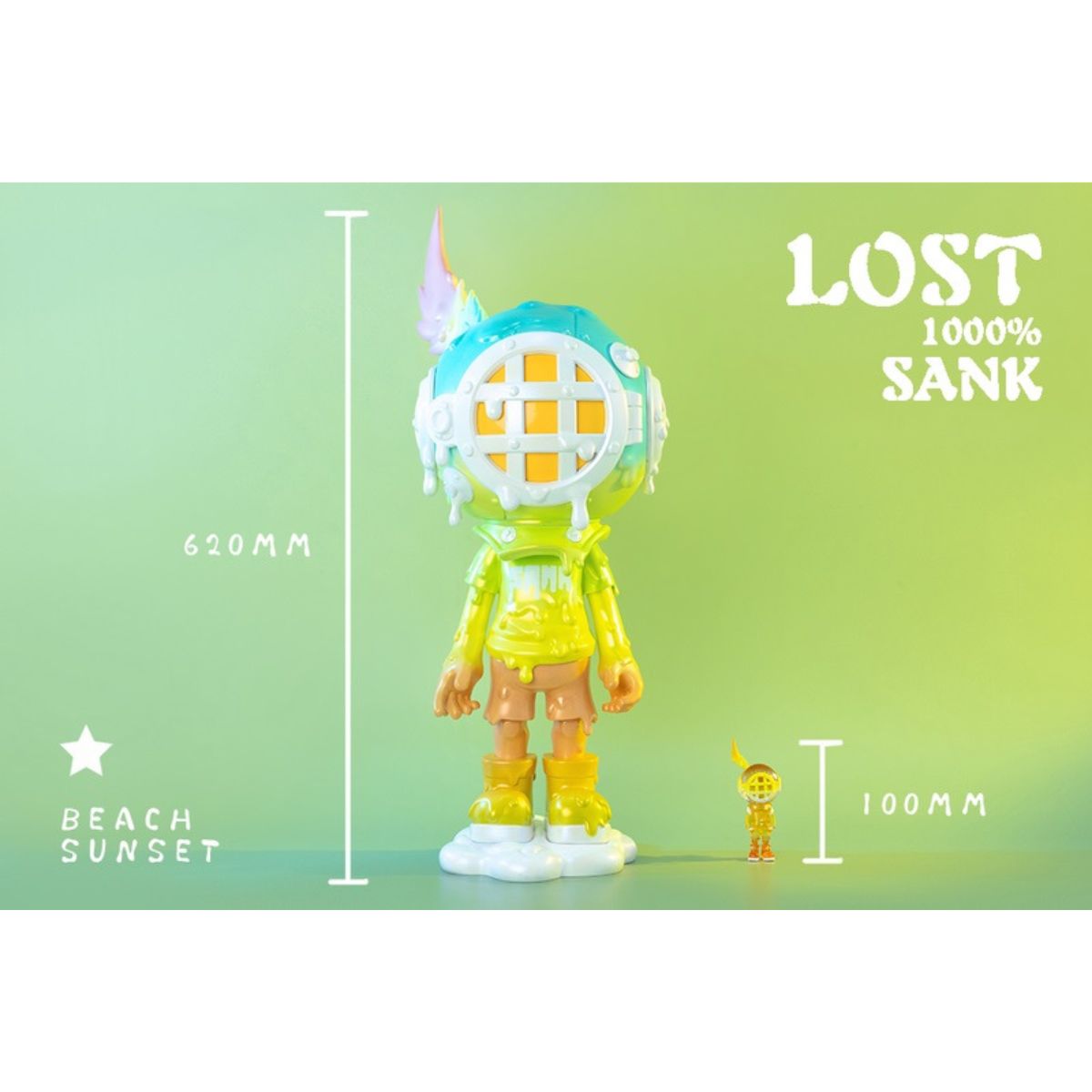 1000% Sank Model: Beach Sunset - Mô hình Art Toy Sưu Tầm - OTHER ART TOYS
