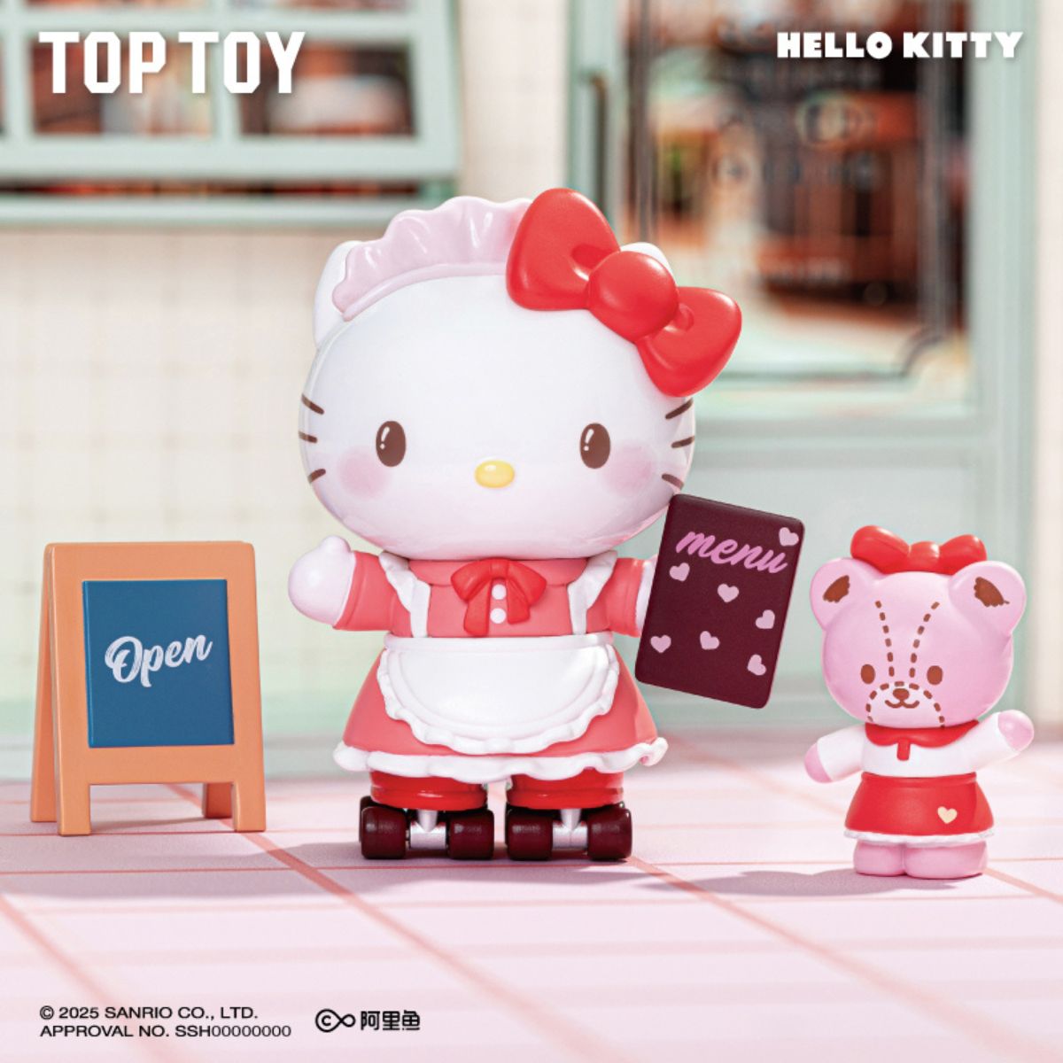 Sanrio Characters Rollers Skating Restaurant Figures - Mô hình Blind Box - TOP TOY