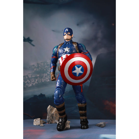 Captain America Combat Model - Mô hình siêu anh hùng tác chiến - ZD Toys 1911-01