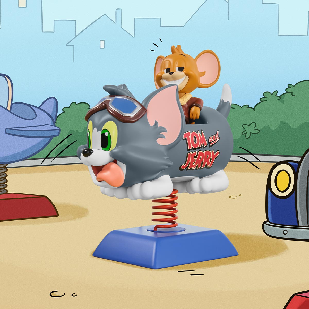 Đồ Chơi Mô Hình Tom And Jerry: Funfair Series Figures POP MART 6941313044913