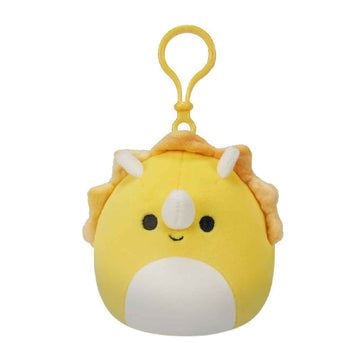 Lancaster - Yellow Triceratops SQUISHMALLOWS 3.5 Inch - Móc khóa nhồi bông - Squishmallows SQCP00216
