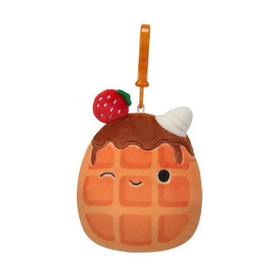 3.5 Inch Weaver Keychain - Waffle - Móc khóa bông - SQUISHMALLOWS SQCP00219