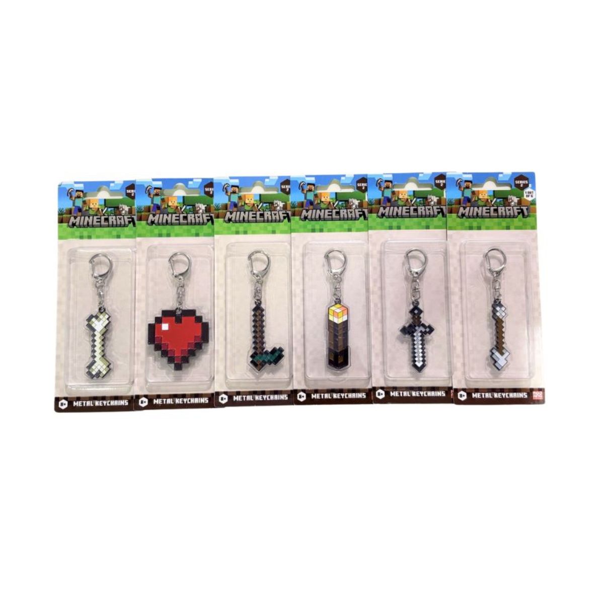 Minecraft Metal Keychain Series 2 Model 4 - Móc khóa kim loại - PMI MC6210