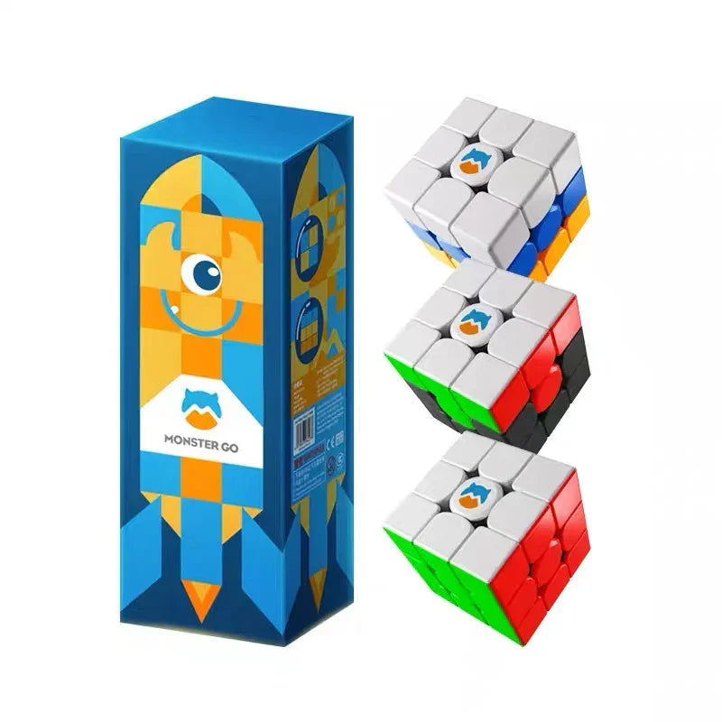 Monster Go Cloud & Rainbow & UT 3×3 Cube - Rubik 3x3 Cho Trẻ Em & Người Mới Bắt Đầu - GANCUBE