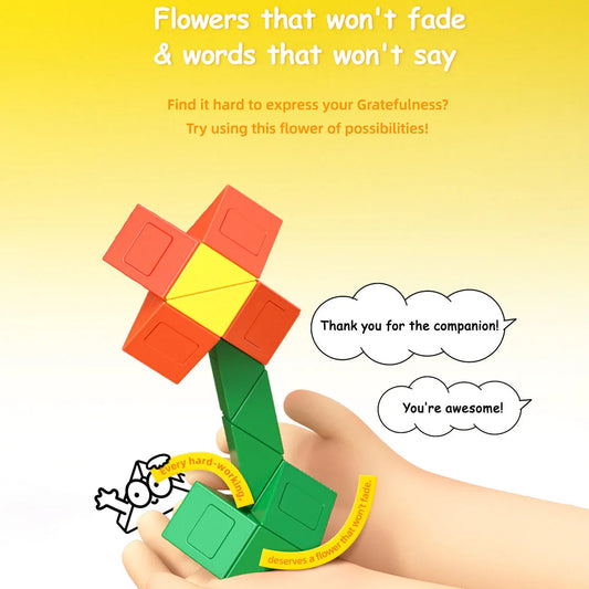 Monster Go Flower Twist Puzzle - Đồ Chơi Xoay Hình Bông Hoa Trí Tuệ - GANCUBE