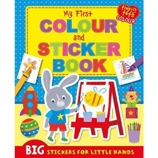 My First Colour And Sticker Book
