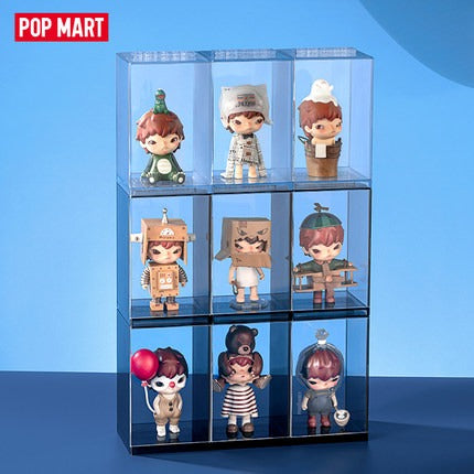 Pop Mart Acrylic Display Box Set (ocean blue) - Hộp Trưng Bày Art Toy Cao Cấp - Pop Mart