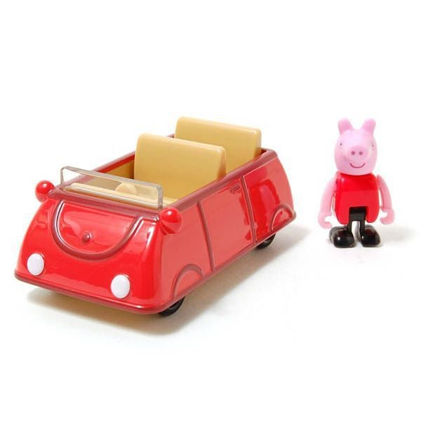 Đồ chơi mô hình xe Tomica Peppa Pig x Family Car Red ASIA Exclusive