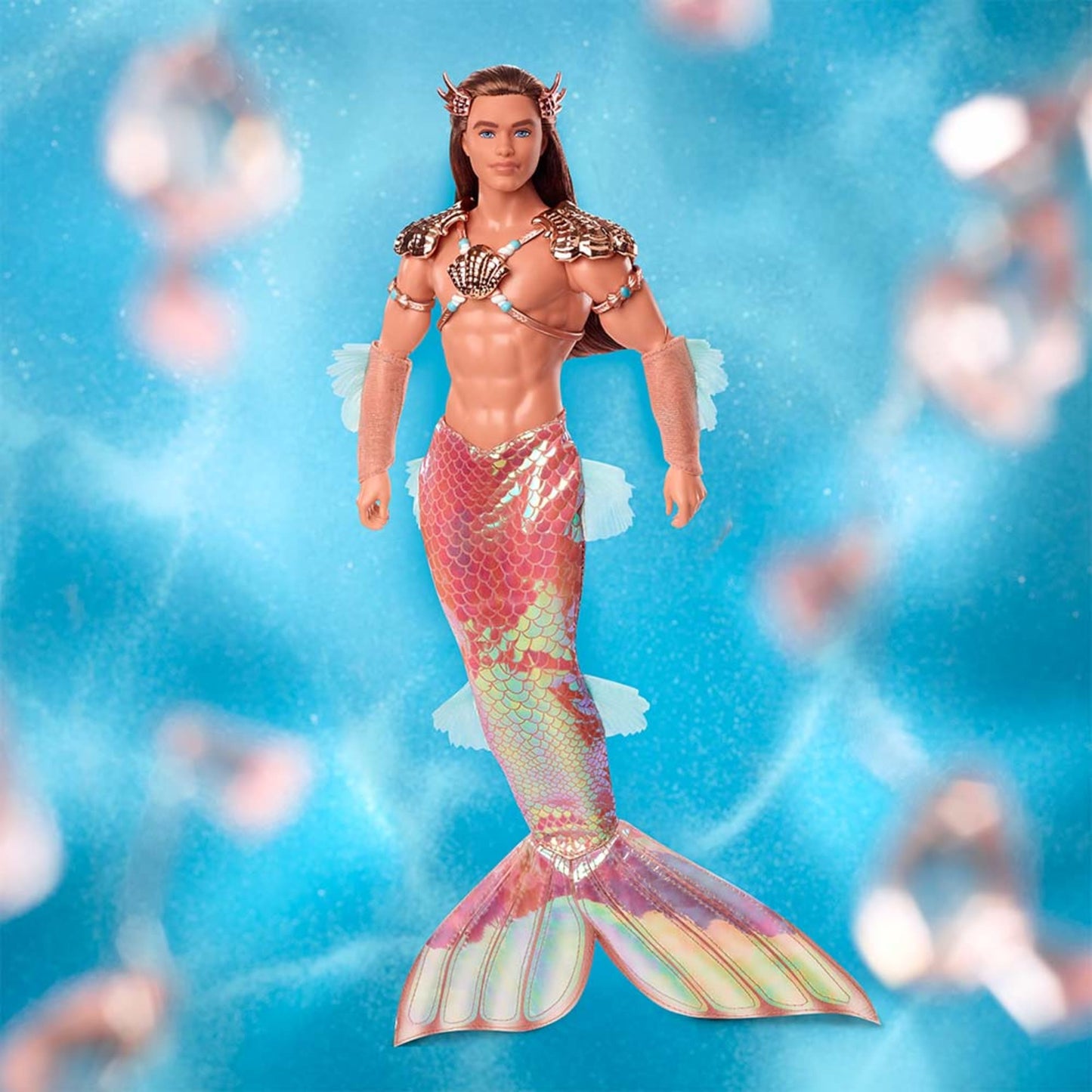 Barbie Signature King Ocean Ken Merman Doll - Búp bê Người cá Ken Sưu tầm Cao cấp - Barbie Signature - Hình ảnh bổ sung 5
