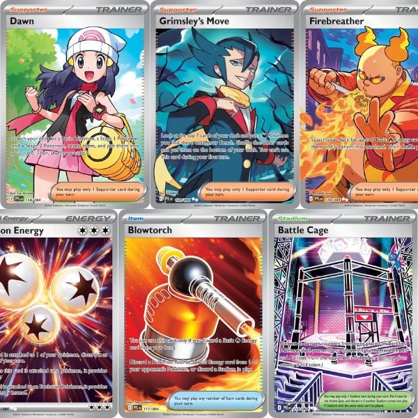 Thẻ bài Pokemon TCG ME02 Phantasmal Flames Booster Pack tiếng Anh