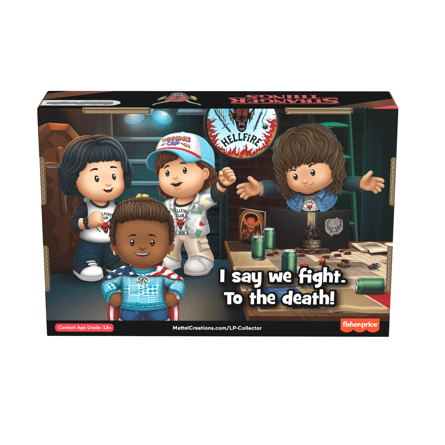 Little People Collector Stranger Things Hellfire Club Special Edition Set - Bộ Mô Hình Sưu Tầm Nhân Vật - Fisher-Price